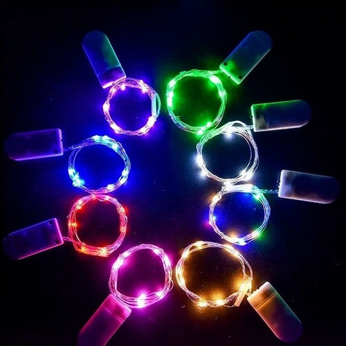 10 pezzi 6 pezzi Filo di Rame Luci a LED Catena Luci da Festa Luci Natalizie Decorazione Albero di Natale Matrimonio Festa Fai da Te Natal Navidad 2022