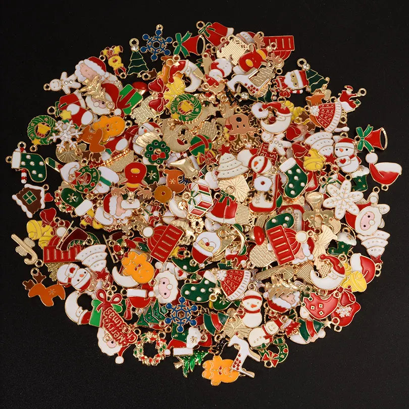Ciondoli/Charm di Natale Misti Casuali per Creazione di Gioielli