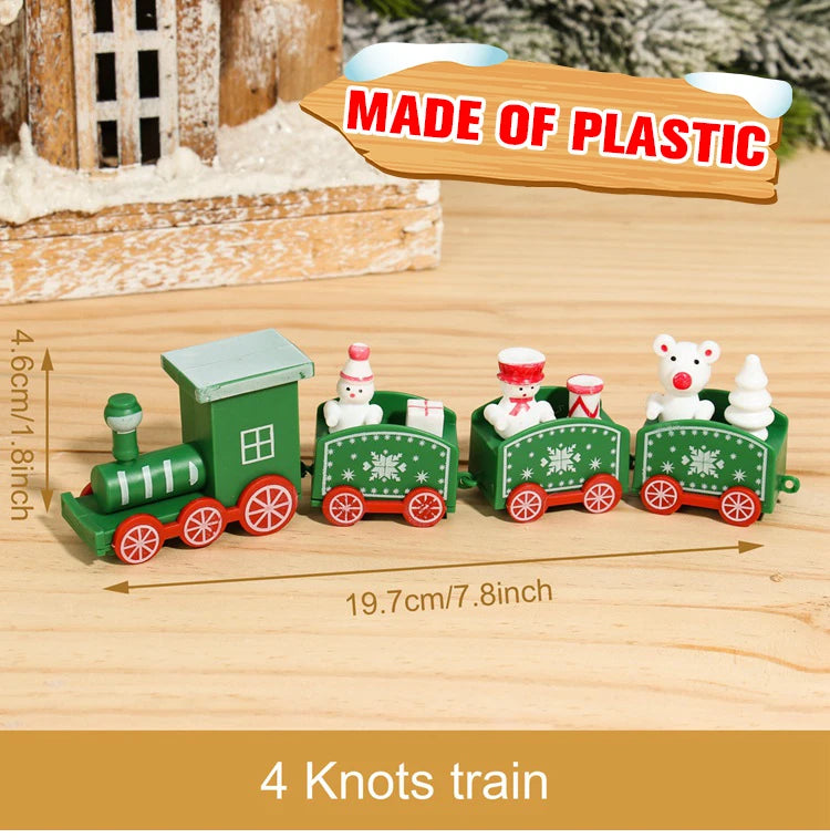 Decorazione di Natale con Treno in Legno/Plastica Buon Natale per la Casa Regali di Natale
