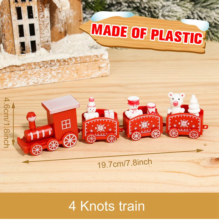 Decorazione di Natale con Treno in Legno/Plastica Buon Natale per la Casa Regali di Natale