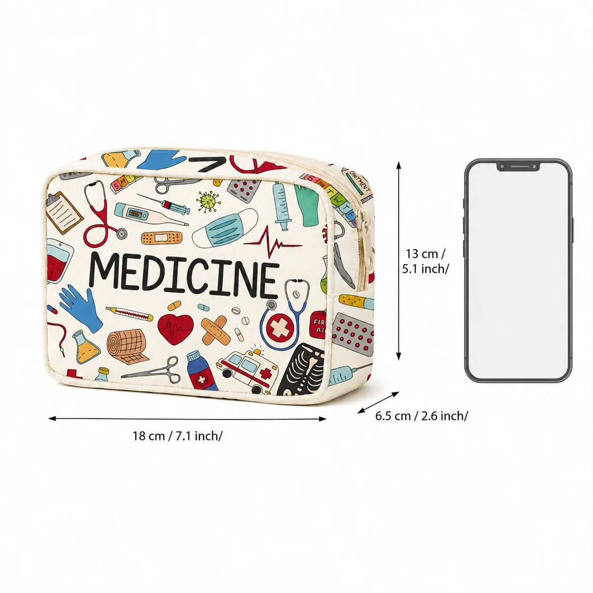Borsa per medicine grande capacità da viaggio, borsa medica portatile, set di borsa per conservazione medicine domestiche, kit di pronto soccorso portatile per esterni