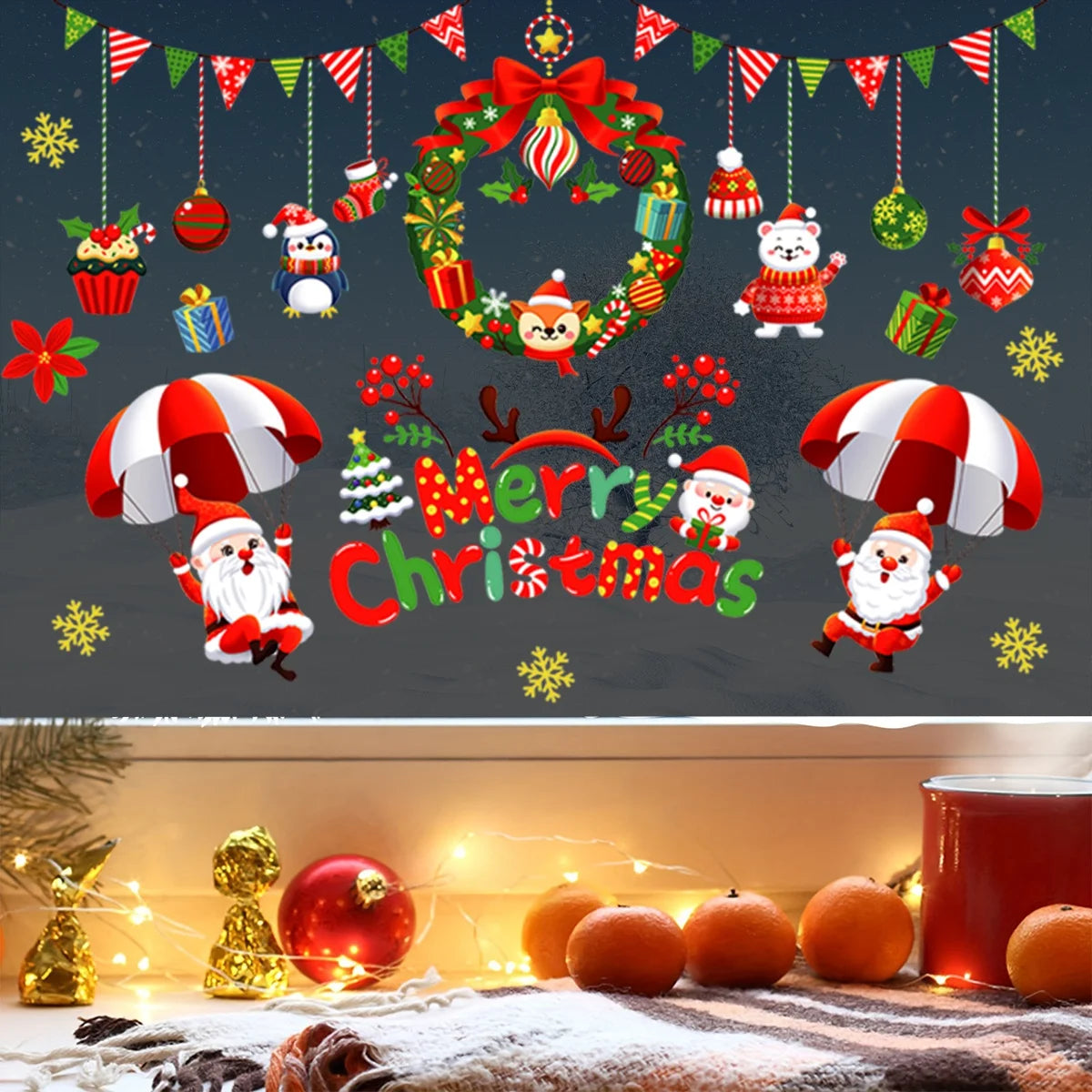 Adesivi per finestre Buon Natale