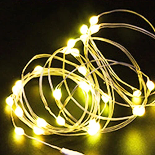 10 pezzi 6 pezzi Filo di Rame Luci a LED Catena Luci da Festa Luci Natalizie Decorazione Albero di Natale Matrimonio Festa Fai da Te Natal Navidad 2022