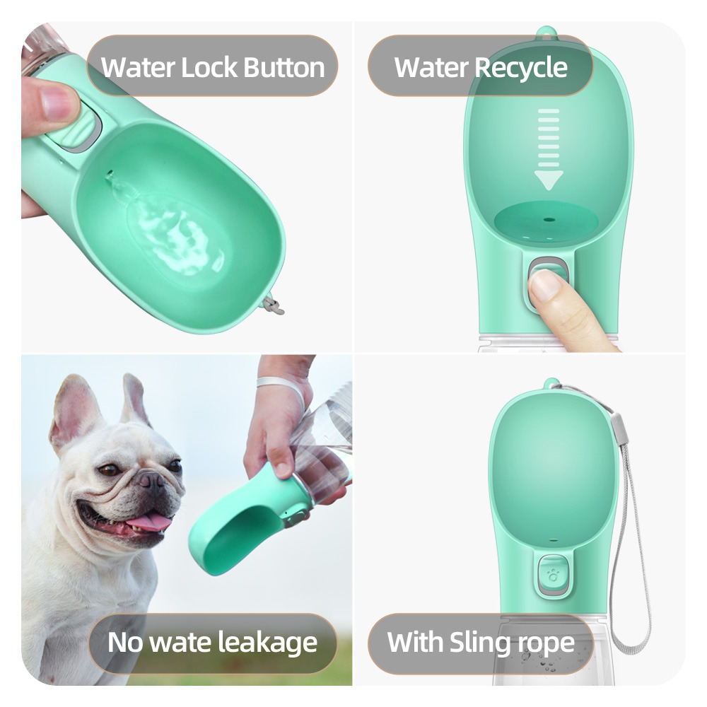 Ciotole per cani e gatti da esterno, distributore d'acqua da viaggio per cani e gatti