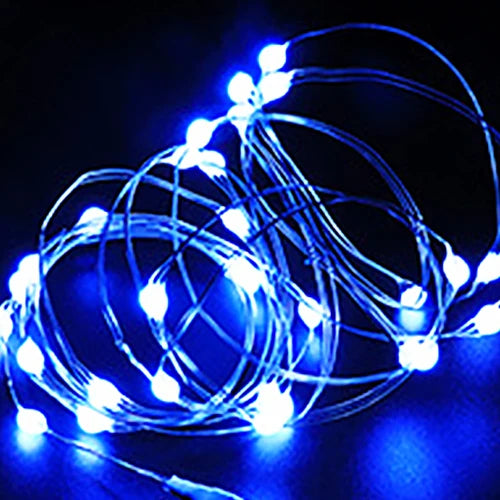 10 pezzi 6 pezzi Filo di Rame Luci a LED Catena Luci da Festa Luci Natalizie Decorazione Albero di Natale Matrimonio Festa Fai da Te Natal Navidad 2022