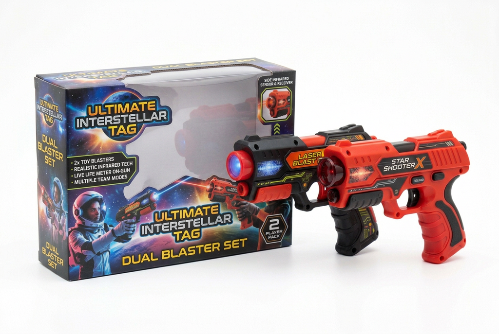 Pistola giocattolo per bambini, dotata di un sensore di proiezione per battaglie a colpi di laser