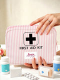 Borsa per medicine grande capacità da viaggio, borsa medica portatile, set di borsa per conservazione medicine domestiche, kit di pronto soccorso portatile per esterni