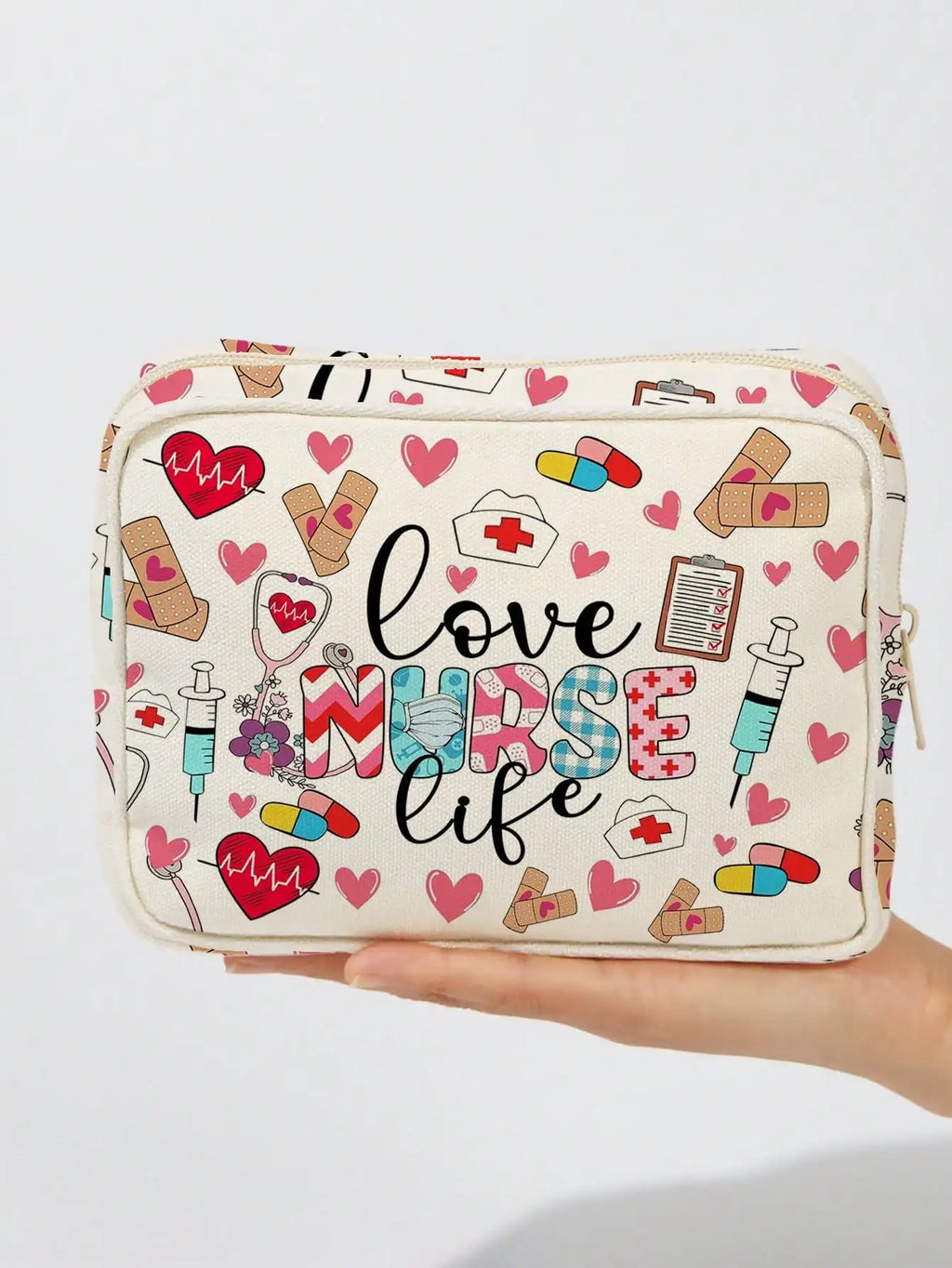 Borsa per medicine grande capacità da viaggio, borsa medica portatile, set di borsa per conservazione medicine domestiche, kit di pronto soccorso portatile per esterni